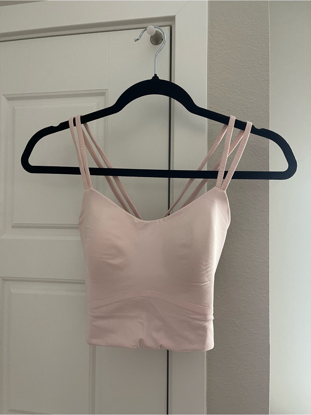 lululemon athletica light pink like a cloud bra